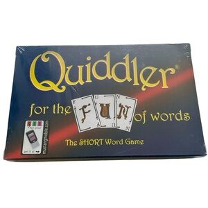 New QUIDDLER for the Fun of Words Card Game The SHORT Word Game Ages: 8 to Adult